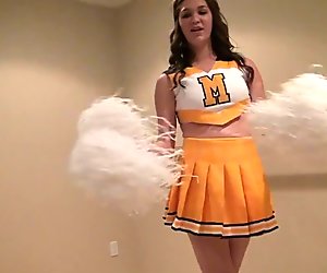 Mofos -Hot Cheerleader Holly shows her spirit
